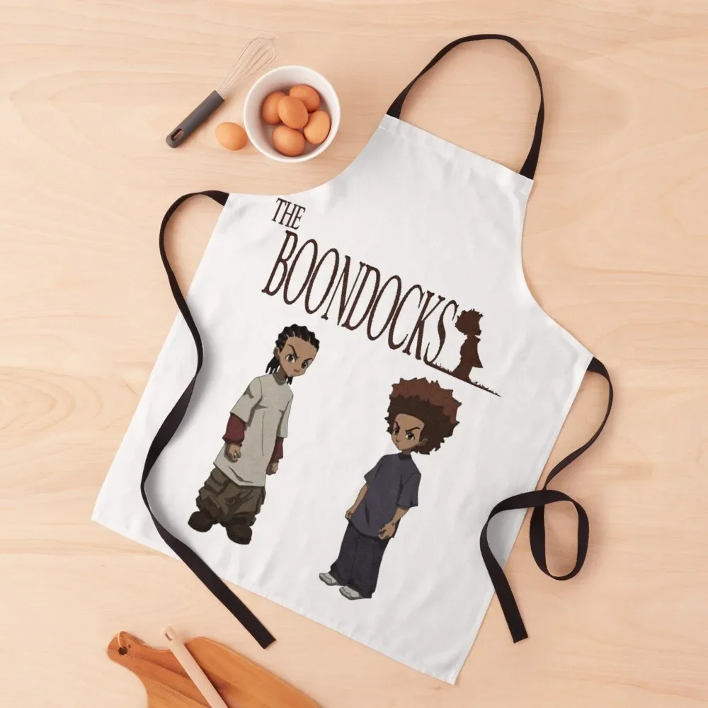 

Милый фартук Boondocks для женщин, кухонная Женская рабочая куртка шеф-повара, Мужской фартук
