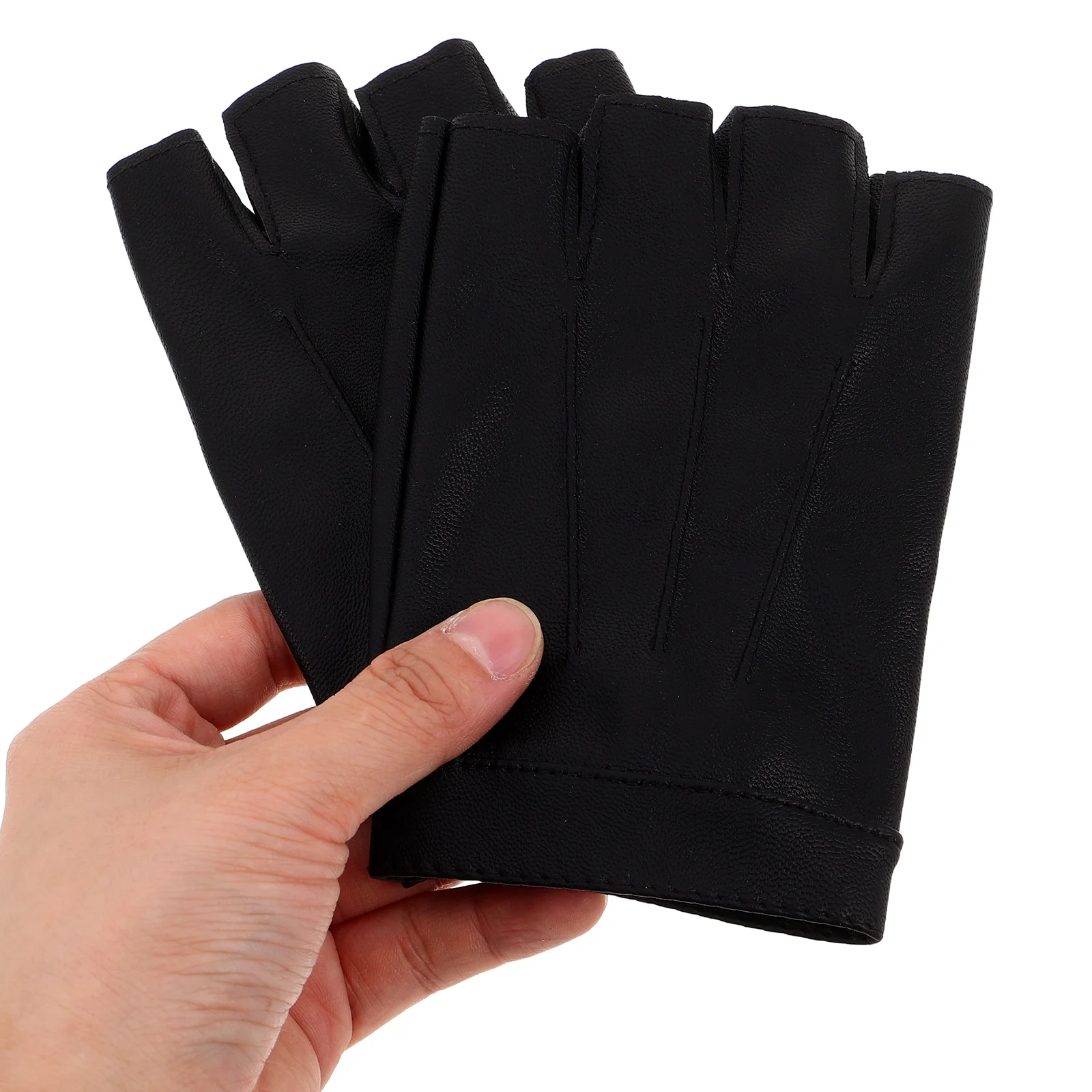 

1Pair Outdoor Sports PU Half Finger Gloves Cycling Biking Gym Hiking Fitness Exercise Gloves for Men Women