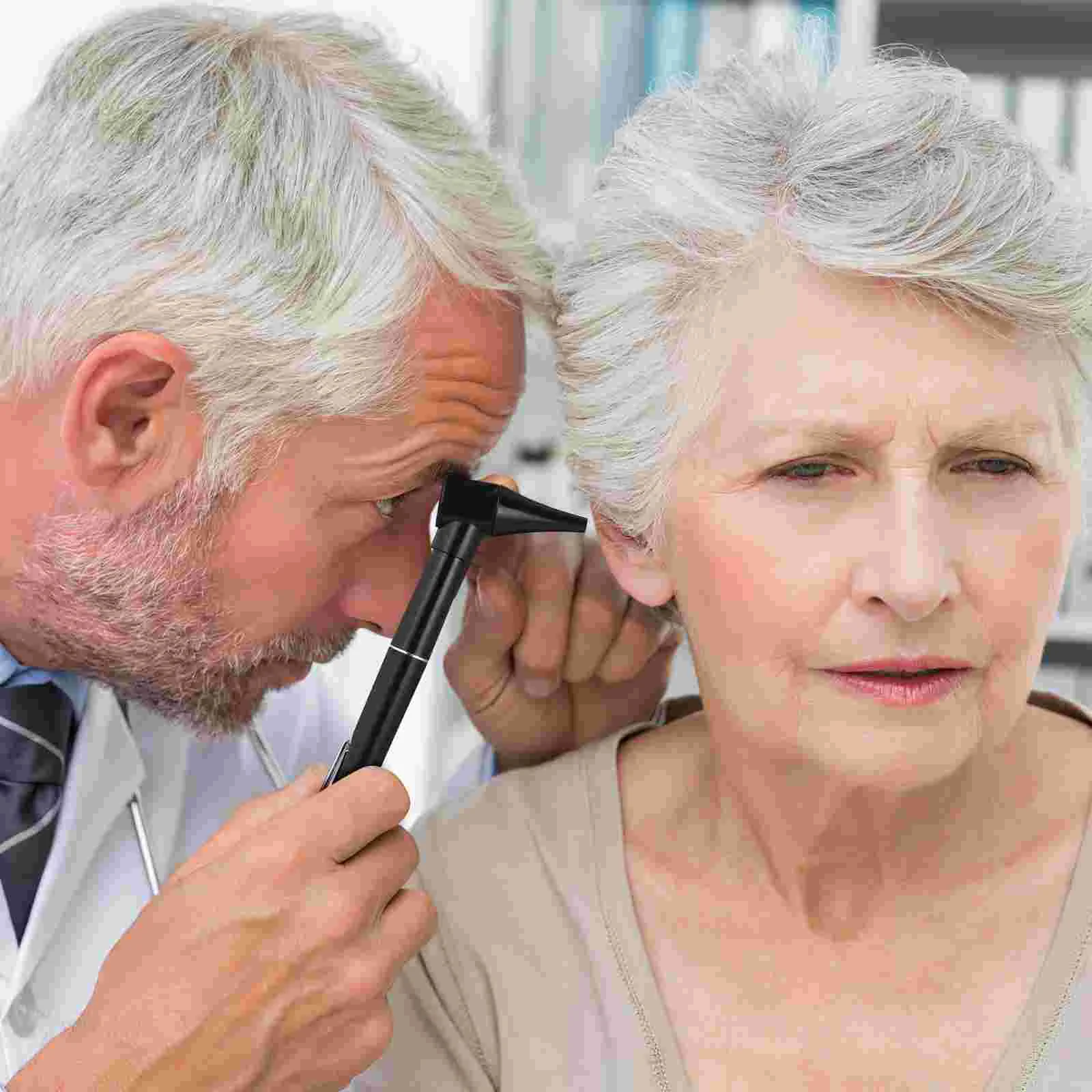 Otoscope with Light Otologic Care Tool Ear Magnifying Lens Inspection Simple Diagnostic Kit