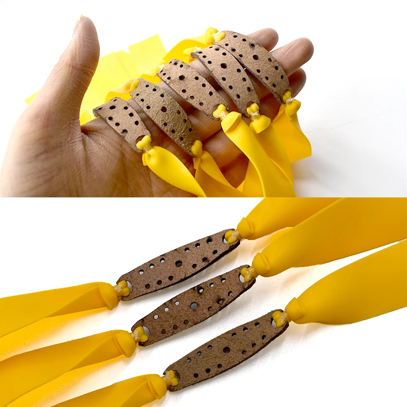 5/10 stücke 40mm Breiter Flache Gummiband Hohe Elastizität Versenkbare Lange Pol Gummiband Jagd Zubehör Schießen Gummiband – Detail 4