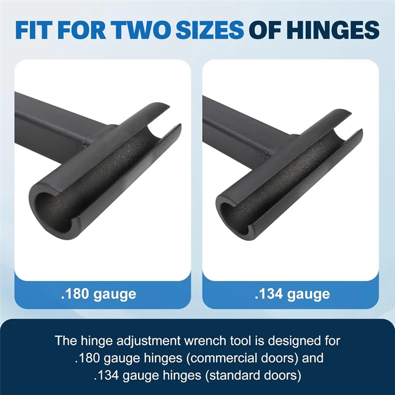 ABGR-Door Hinge Bend Rods .134 And .180 Gauge Heavy Duty, Standard And Commercial Door Hinge Adjustment Wrench Tools