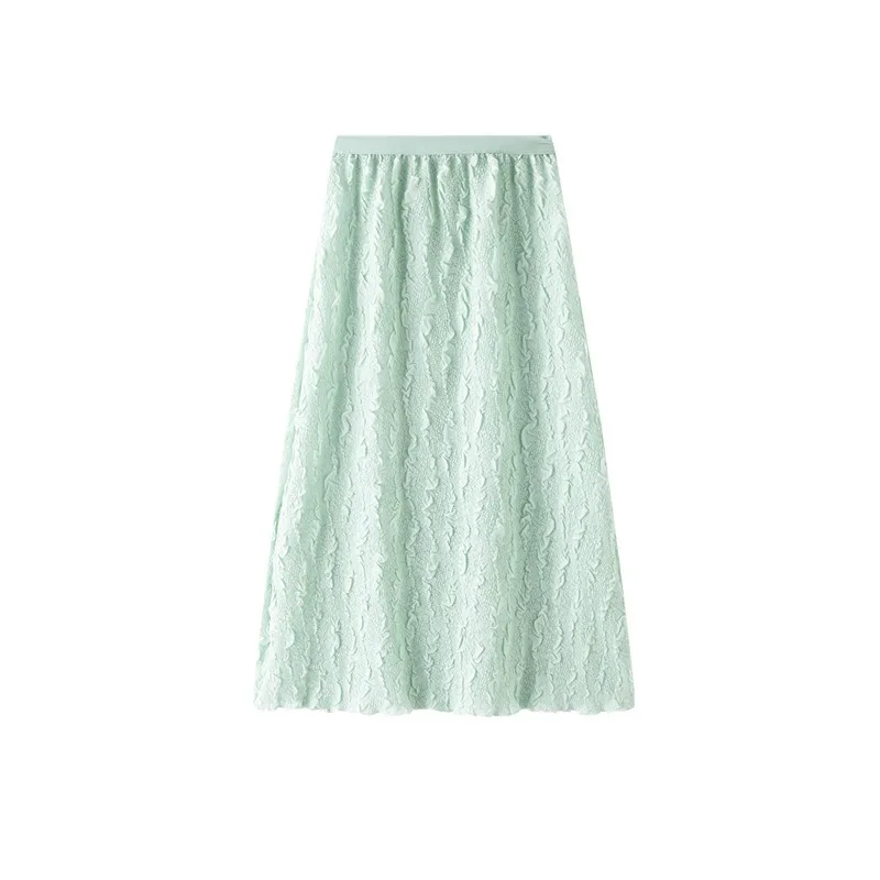 Miyake Pleated Fashion Original Jacquard Skirt Women Casual Mid-Length 2026 Summer New Versatile Comfortable Elegant Skirt Pleat