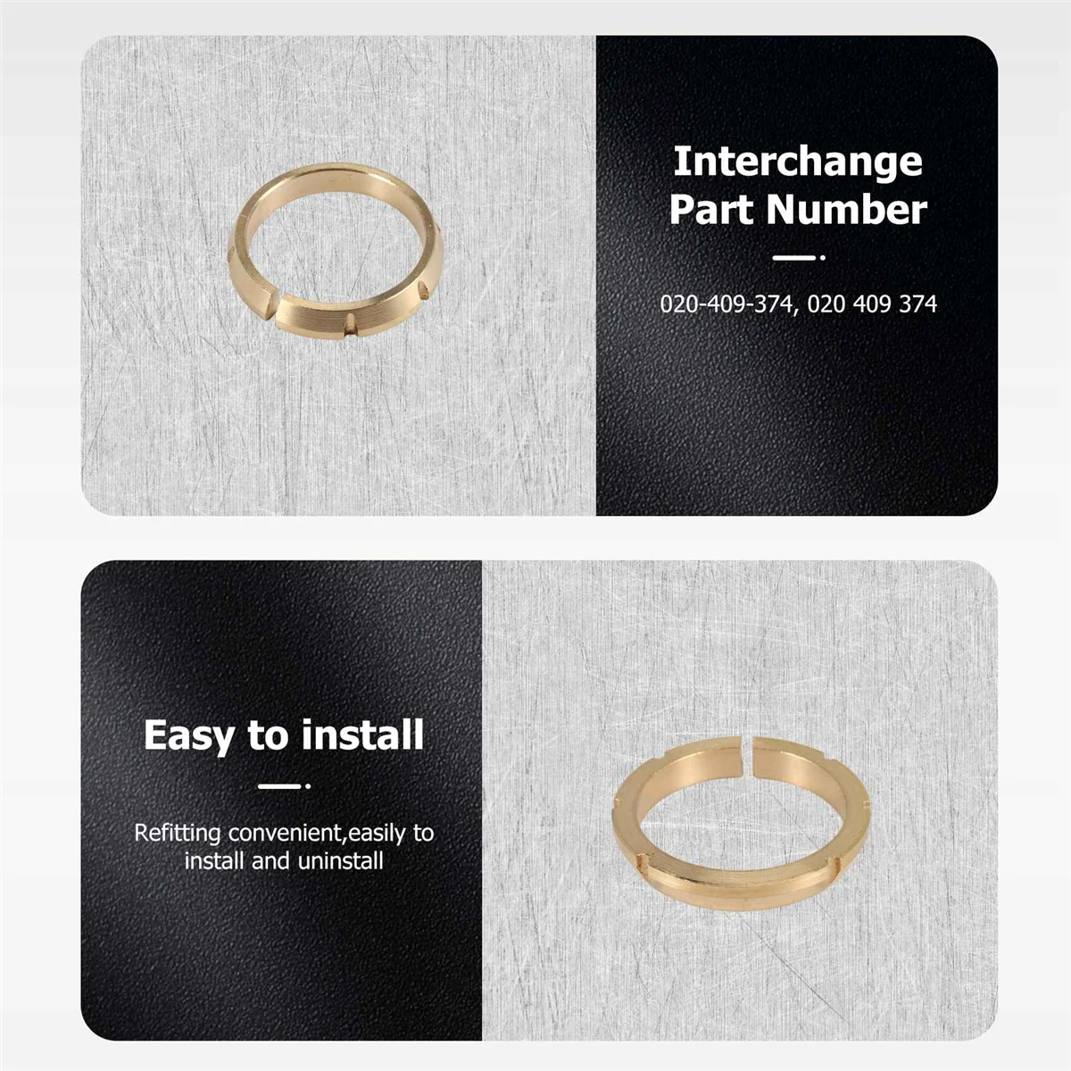 AT77 Автомобильное латунное фланцевое кольцо, подходящее для Golf Jetta Passat для Audi A3 TT 020409374