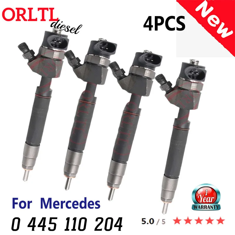 

ORLTL Hot selling Injector 0445110204 0 445 110 204 for OE 6120700587 6120700087 4PCS