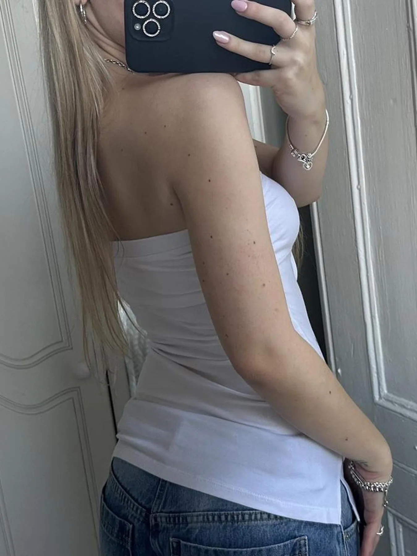 Spring and summer print is sweet to put on the breast vest holiday wind show thin outside wearing a tie-in sweet dating blouse