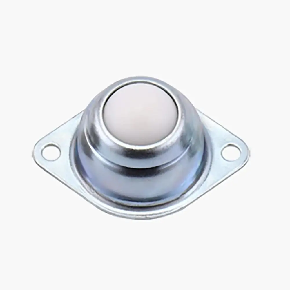 1Pcs CY-15A CY-25A Swivel Ball Caster Wheel 304 Carbon Steel Galvanized Universal Ball Caster Nickel Plated Metal Mounting Plate