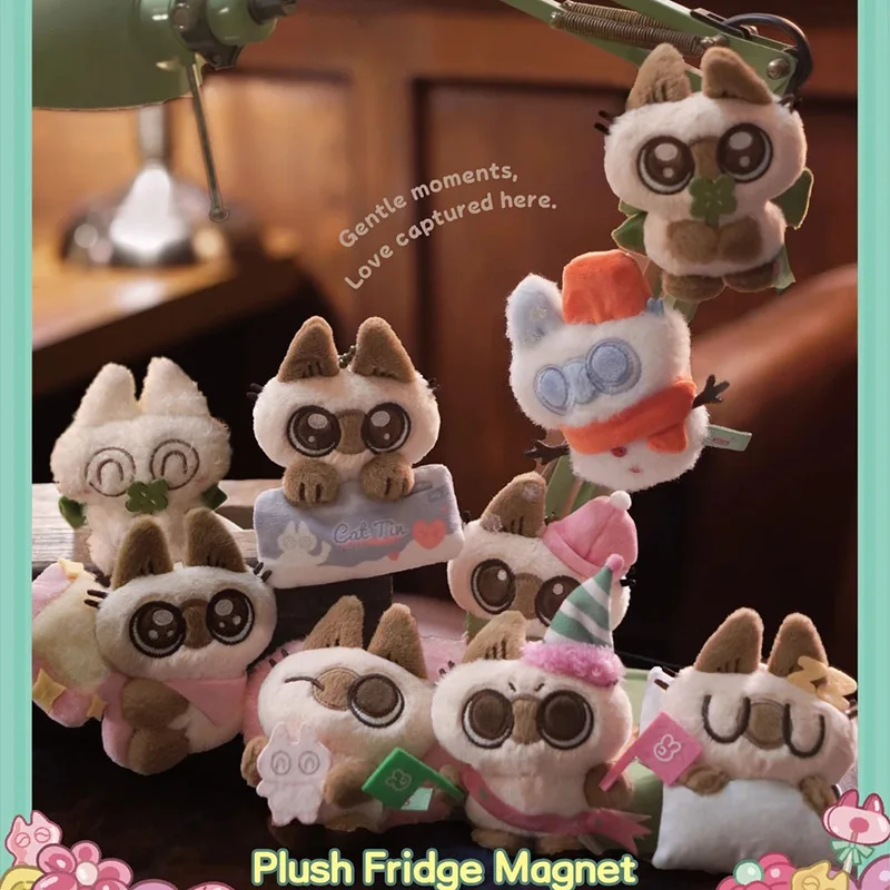 

Azukisan Daily Life Series Blind Box Cute Plush Fridge Magnet Mystery Box Kawaii
