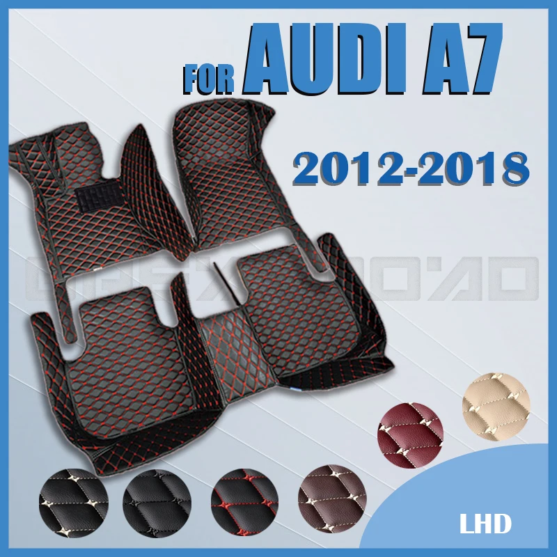 

Car floor mats for AUDI A7 2012 2013 2014 2015 2016 2017 2018 Custom auto foot Pads automobile carpet cover