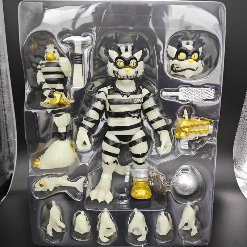 

Оригинал в наличии SUPER7 1/12 TMNT Ninja Turtles Prison Cat, ограниченная серия, ночник, мобильная кукла, игрушка ручной работы, подарки