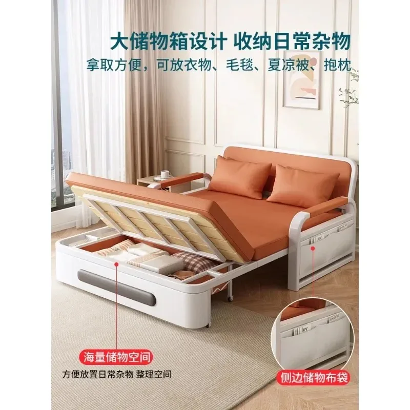 

【Best-selling】Sofa bed folding dual-purpose small apartment 2024 Internet celebrity new living room 1.2 multi-function single an