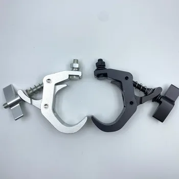 스테이지 C 클램프 마운트 DJ 사운드 조명 기계, 알루미늄 합금 후크, 헤비 듀티 트러스 행어 빔, 이동 헤드 튜브, 텐트 클로, 10 개 