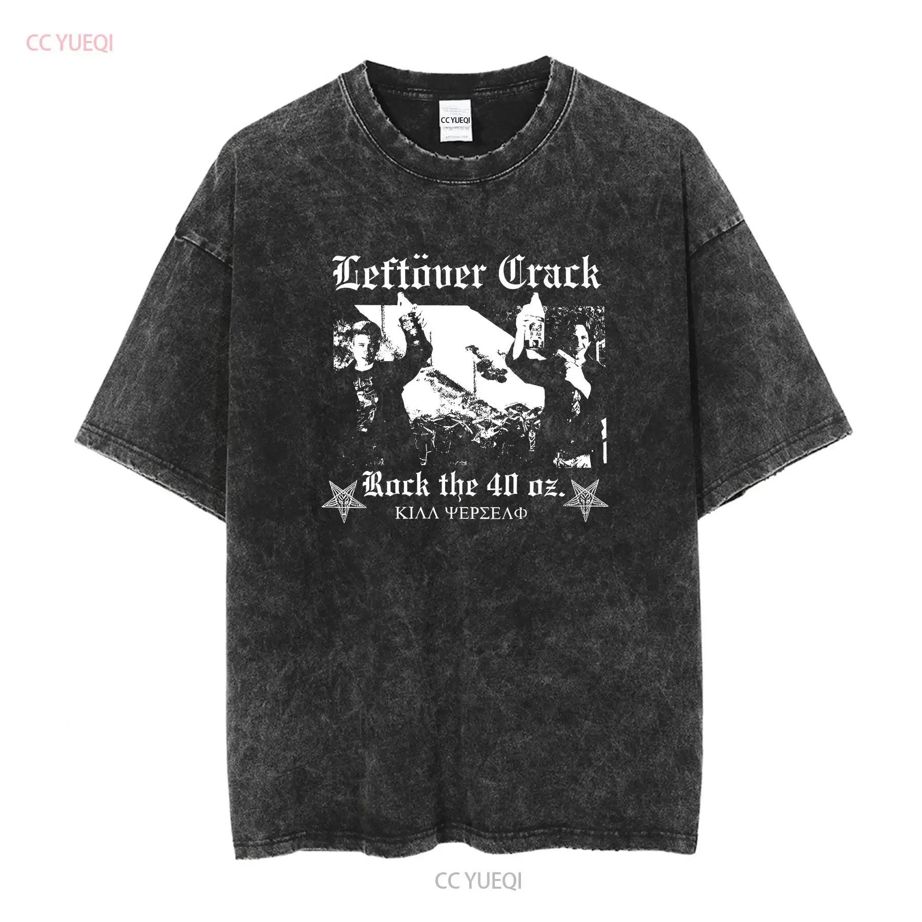 VTG 2002 RARE Leftover Crack Columbine T Shirt SIZE SMALL UNISEX vintage Washed Soft Breathable graphic Versatile homme