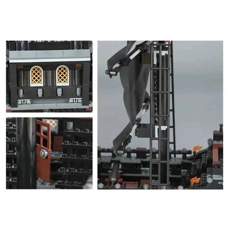 Pirates The Black Pearl Queen Anne's Revenge Ship Boat Fit 4195 4184 Model Bouwsteen Moc Caribbean POTC Speelgoed Kerstcadeau