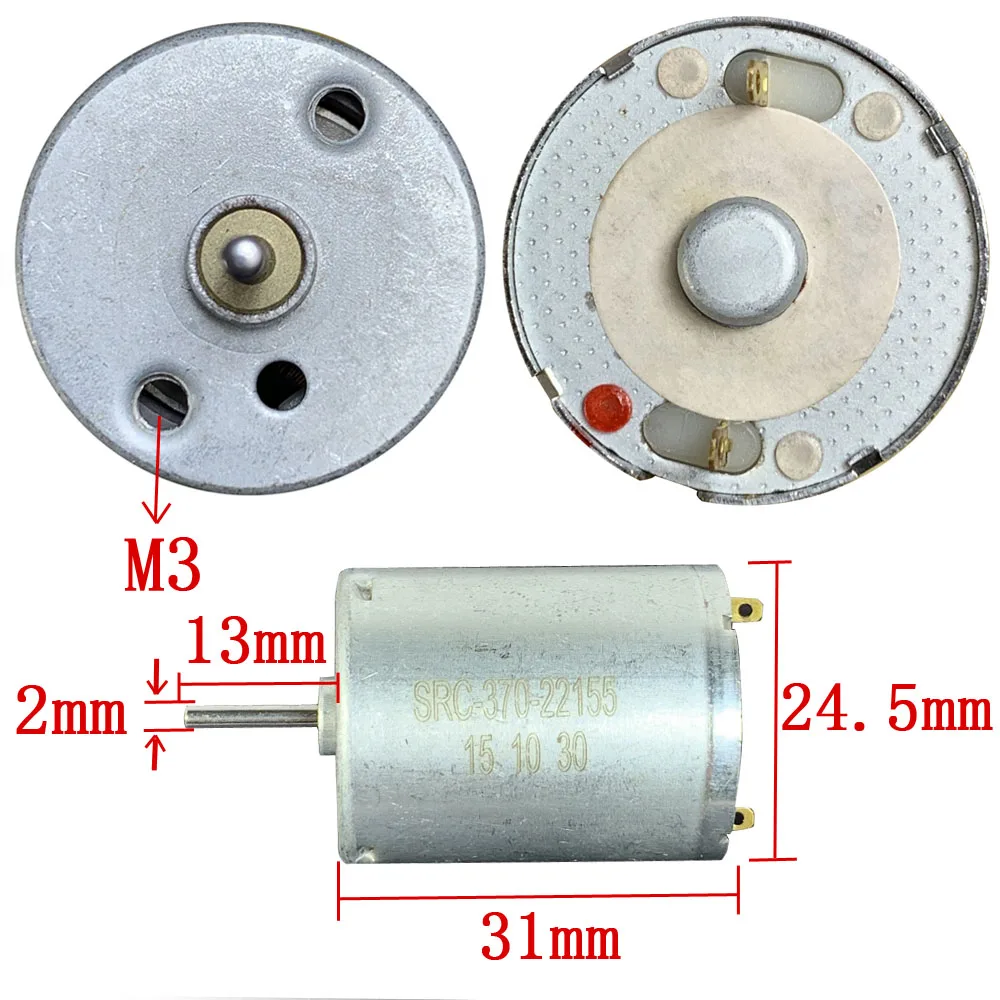 Motor tato putar 2432, persediaan pistol 10500 rmp pengganti untuk berbagai mesin tato Putar