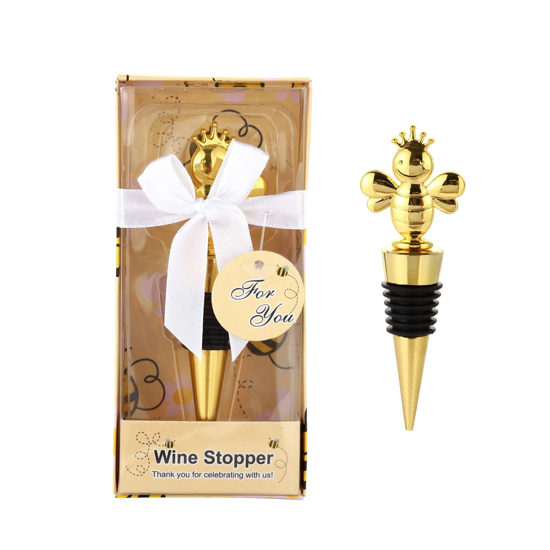 

20 шт., маленький подарок для вечеринки, годовщина свадьбы, игровые награды, маленькая пчелка, пробка для красного вина, пробка для вина