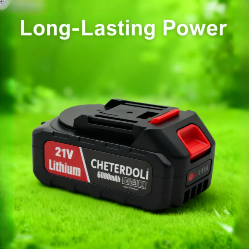 

Durability Focus: 21V Li-ion Battery Pack for Makita, Replacement for Makita 18V Tools with LED Power Indicator Lights