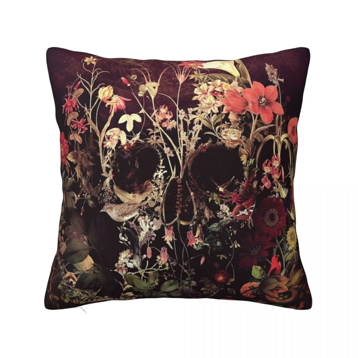 Bloom Skull Cushions Pillow Covers Room Decorating Items Pillow Case Pillow Cover