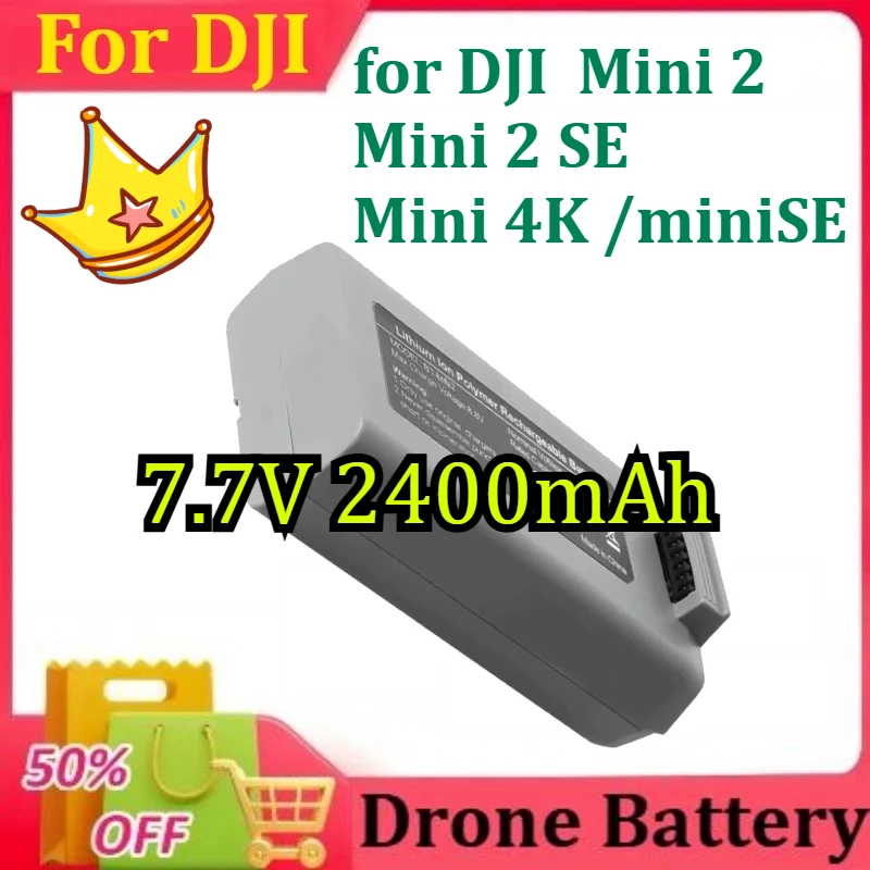 

for DJI Mini 2 / Mini 2 SE / Mini 4K /miniSE Drone Battery New 7.7V 2400mAh