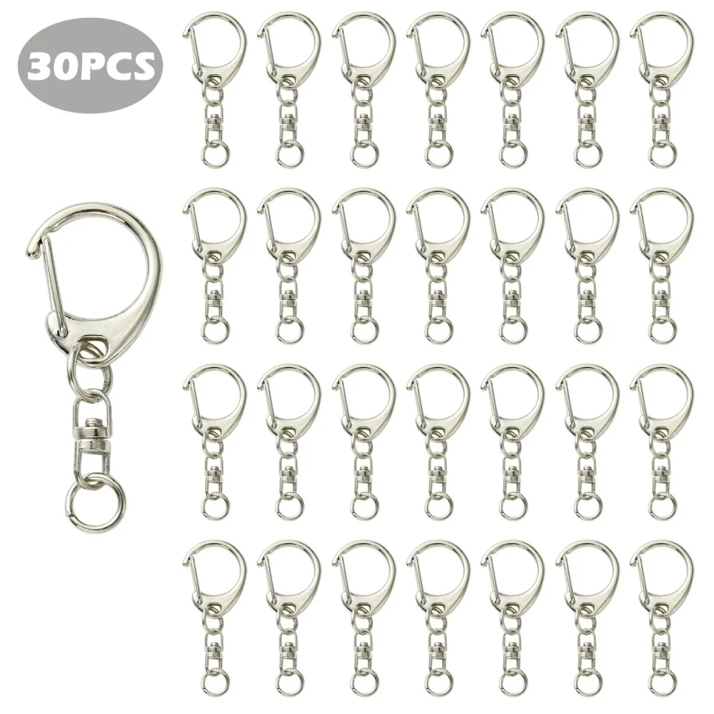Lobster Clasp Key Ring Set for DIY Jewelry Making