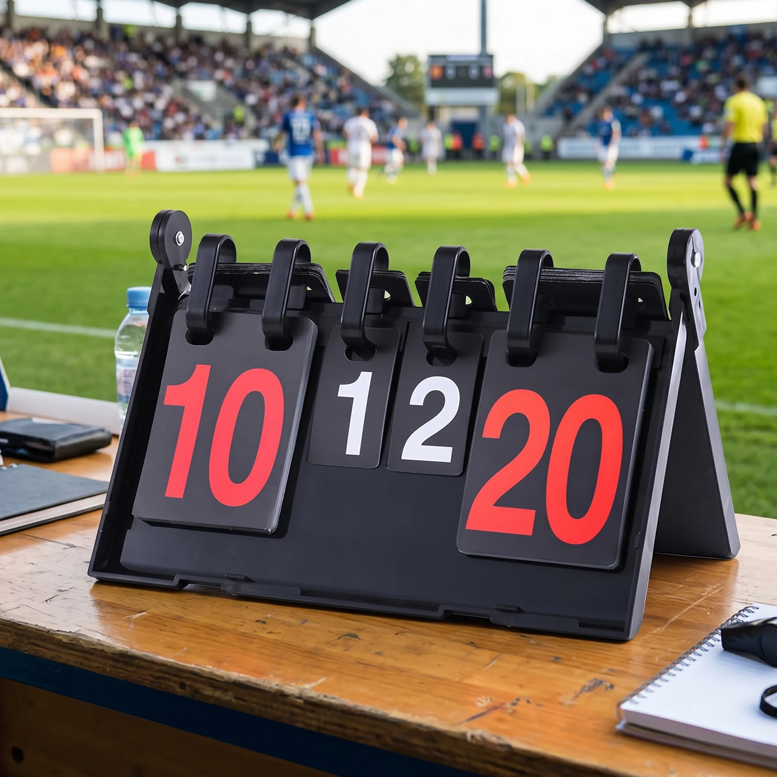Convenient Folding Scoreboard Waterproof Score Flipper with Large Numbers for Volleyball Ping Pong Cornhole Baseball Games - view 4