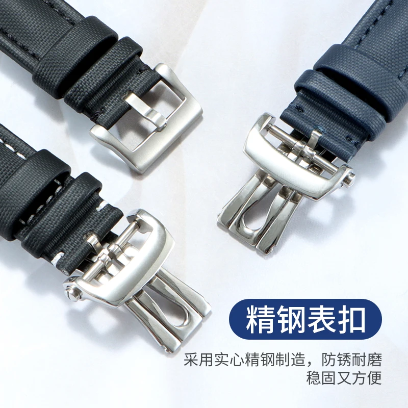 BRETA-Correa de nailon de alta calidad para reloj, correa de reloj impermeable de 20mm, 22mm, 23mm para 50 brazas, 5000/5015A/5010/5200, Mando Aéreo VILLERET