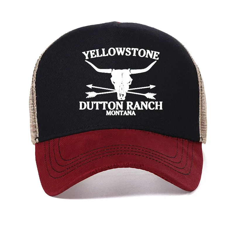 YELLOWSTONE Dutton Ranch Baseball Cap Sun Snapback Hat Spring Autumn Trucker Caps Sport Hip Hop Fitted Hats for Men Women