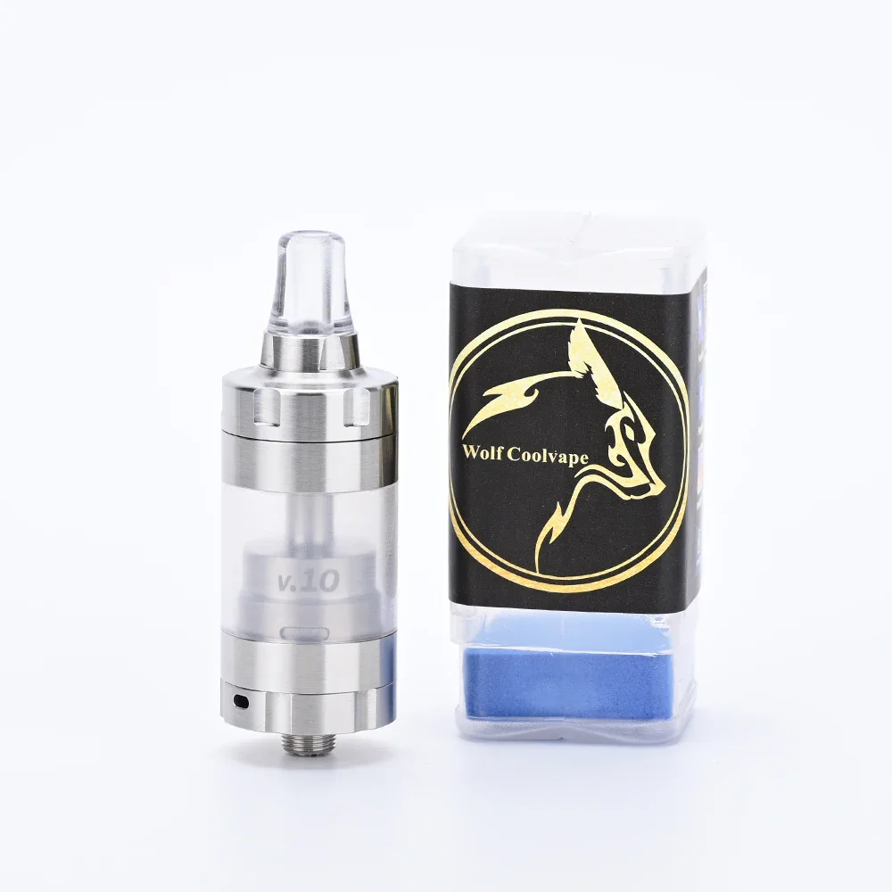 wolfcoolvape BY-KA V.10 MTL RTA 22mm Rebuildable Tank Atomizer 5ml Capacity 316 Stainless Steel Standard RTA Vape