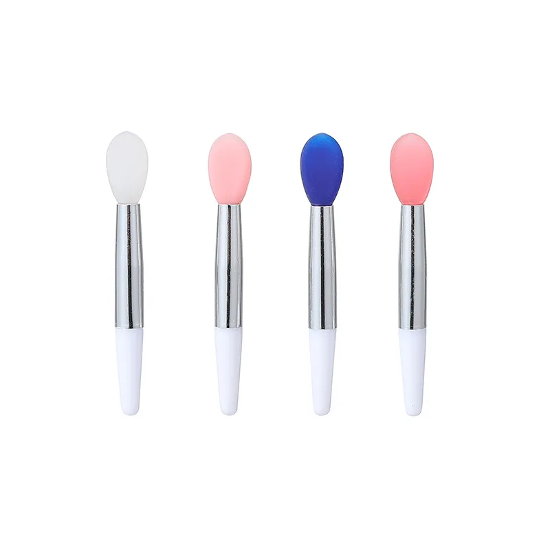 10 unidades de bálsamos labiales de silicona, cepillo para máscara de labios con ventosa, cubierta antipolvo, lápiz labial, pinceles de maquillaje cosmético, caja de almacenamiento de cepillos para lápiz labial