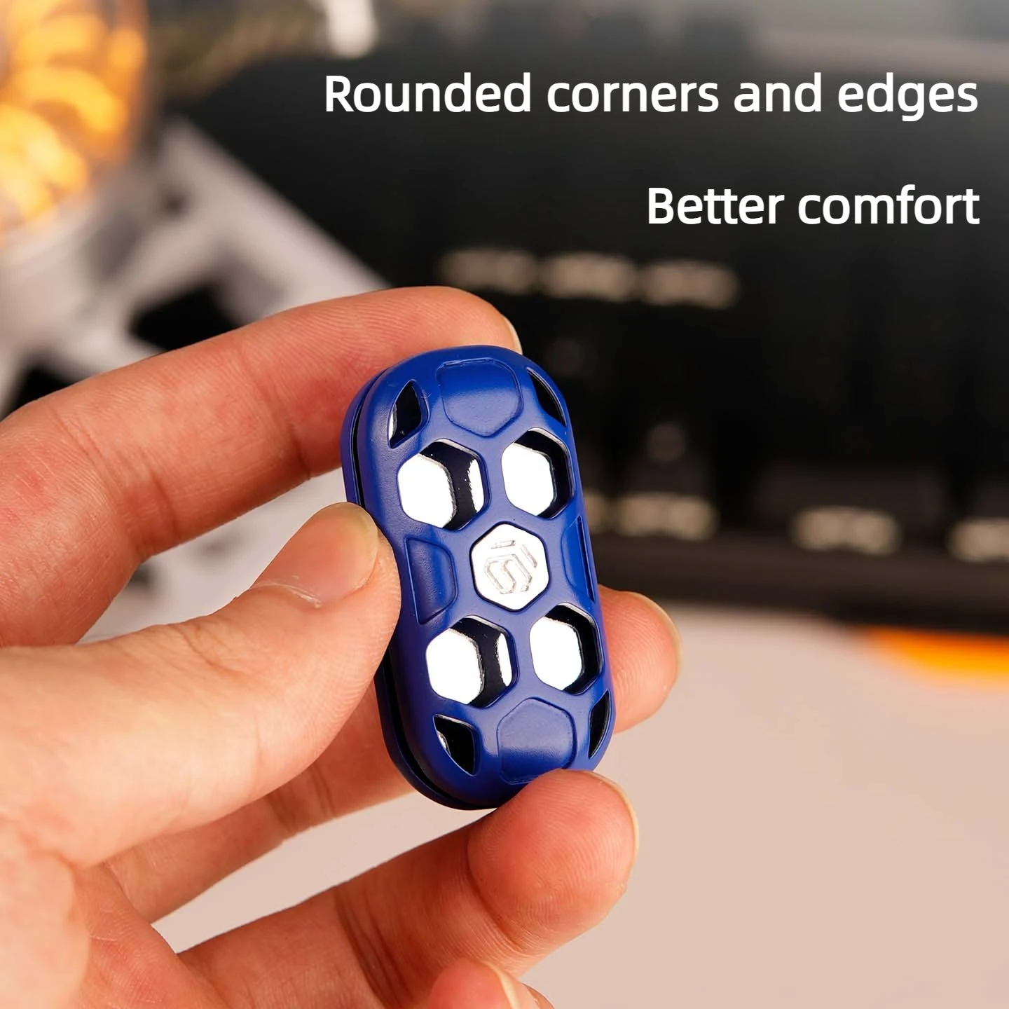 YJEDC Mechanical Egg 2.0 Alloy Mechanical Push-Type Finger Fidget EDC Toy for Stress Relief
