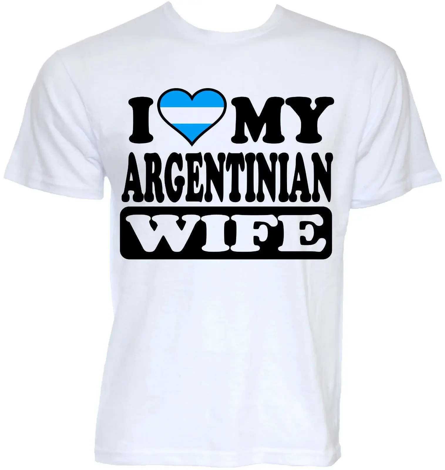 Argentinian Wife Joke Argentina Slogan Men T-Shirts Short Sleeve T Shirt Funny Print Top Tee