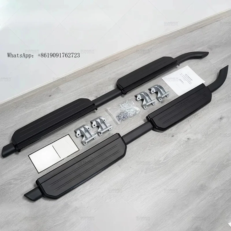 Auto Accessories Aluminum Car Foot Pedal Side Steps Running Boards for Landrover Defender 110 Side Stepscustom