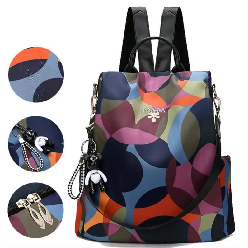 Mochila de tela Oxford para mujer, bolsos de hombro, mochilas escolares para niñas adolescentes, Mochila de viaje ligera para mujer