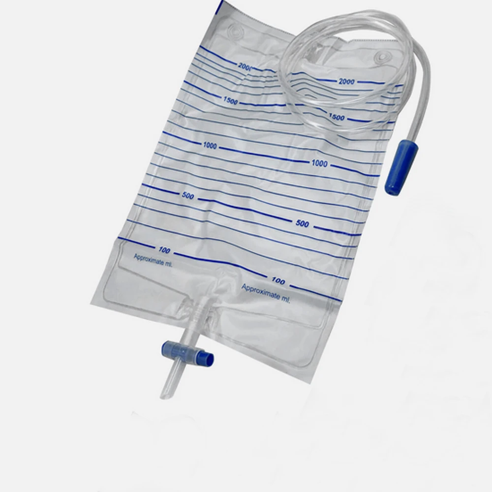 

Sterile Urine Bag Disposable External Storage Urinary Drainage Sack Pee Collection Bag anti-reflux 2000ml