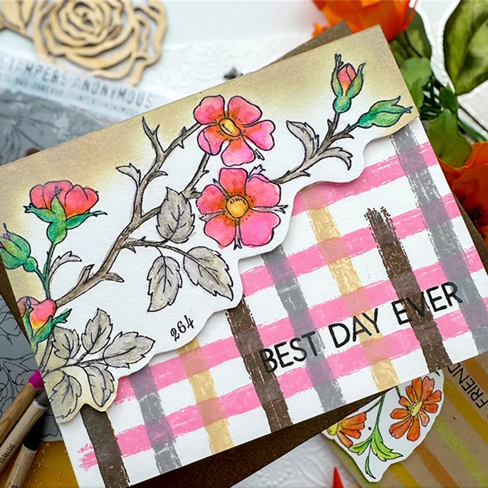 مزيج زهر الأزهار نمط واضح سيليكون ختم DIY بها بنفسك الحرف بطاقة ألبوم صنع سكرابوكينغ Stencil جديد 2025