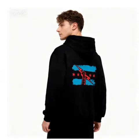 Autumn and Winter New Famous Wrestler Returns to CM Punk Men's Solid Hoodie Fashion Print Street Sports Casual Top Pullover
