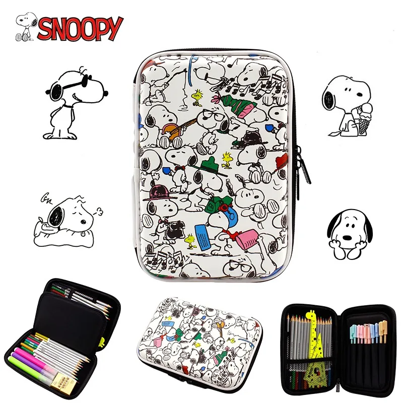 

Anime Snoopy Eva Pencil Case For Junior High Elementary School Students Cute Cartoon Large Capacity Stationery Pencil Pouch