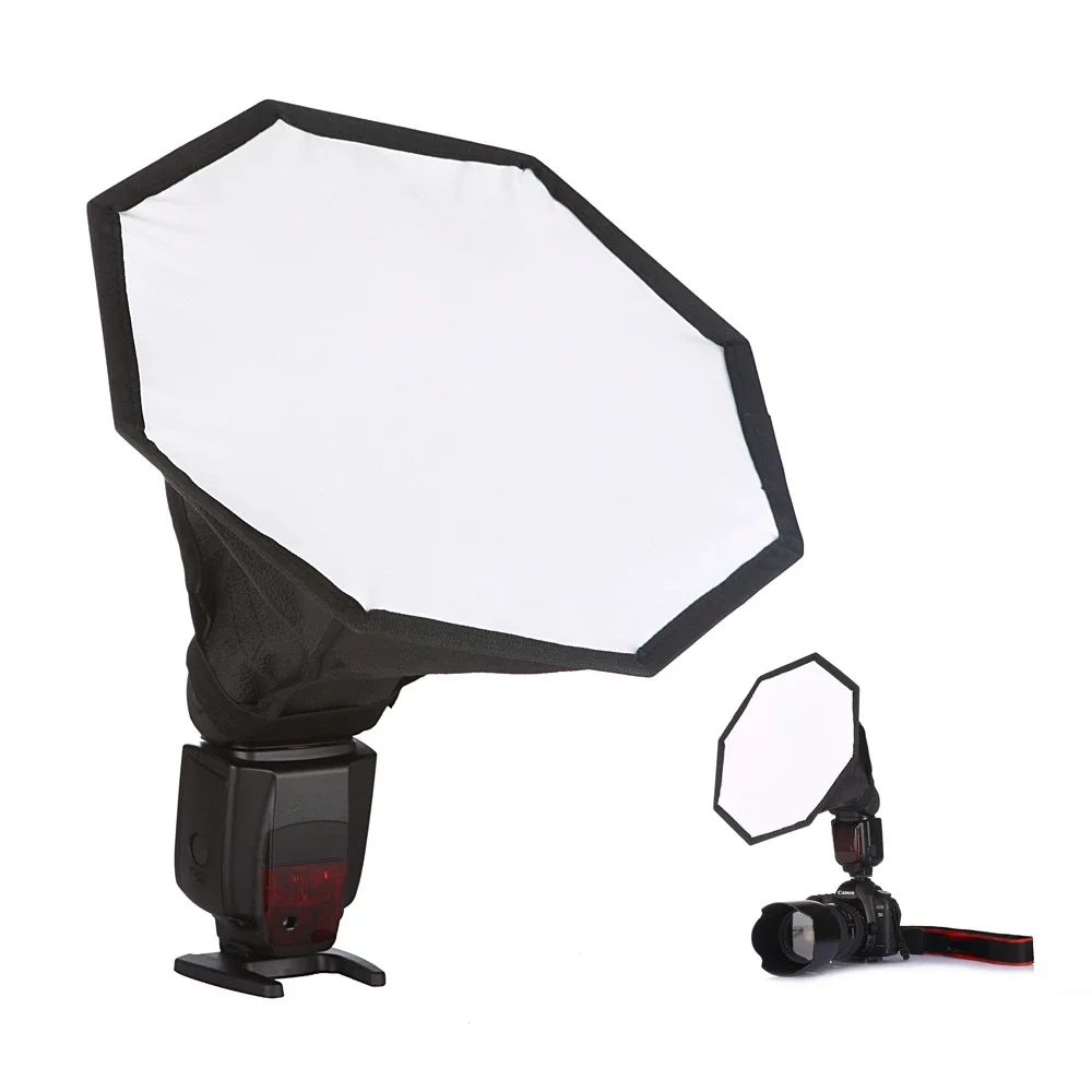 30cm Octagonal Light Softbox Photo Studio Octagon Flash Diffuser Mini Softbox For Canon Nikon Sony Camera Diffuser Softbox