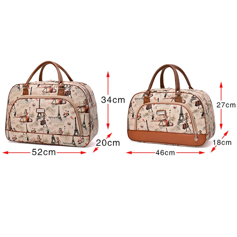 2022 Fashion Cartoon Print borse da viaggio per donna borsa da viaggio grande da uomo borsa da viaggio multifunzionale per il fine settimana borsa