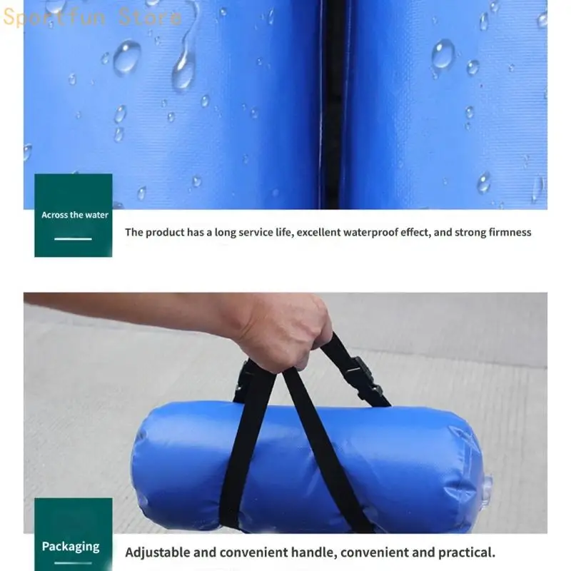 Tent and Shade Shelter Weight Bags That Fill On Site and Collapse Empty for Camping, Picnics, and Outdoor Market Stalls X7JD