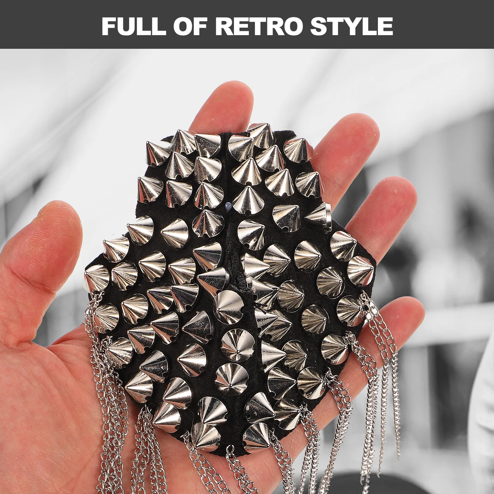 

2 Pcs Brooch Shoulder Stamp Epaulets Tassel Fringe Tassels Chain Epaulettes Accessories Men and Women