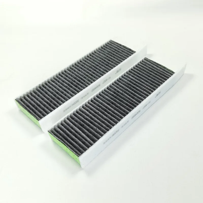 One Pair Cabin Filter for CITROEN C4 3 2020- DS 3 2018- OPEL CORSA F MOKKA 2019- PEUGEOT 2008 208 2019- OEM: 9833351080