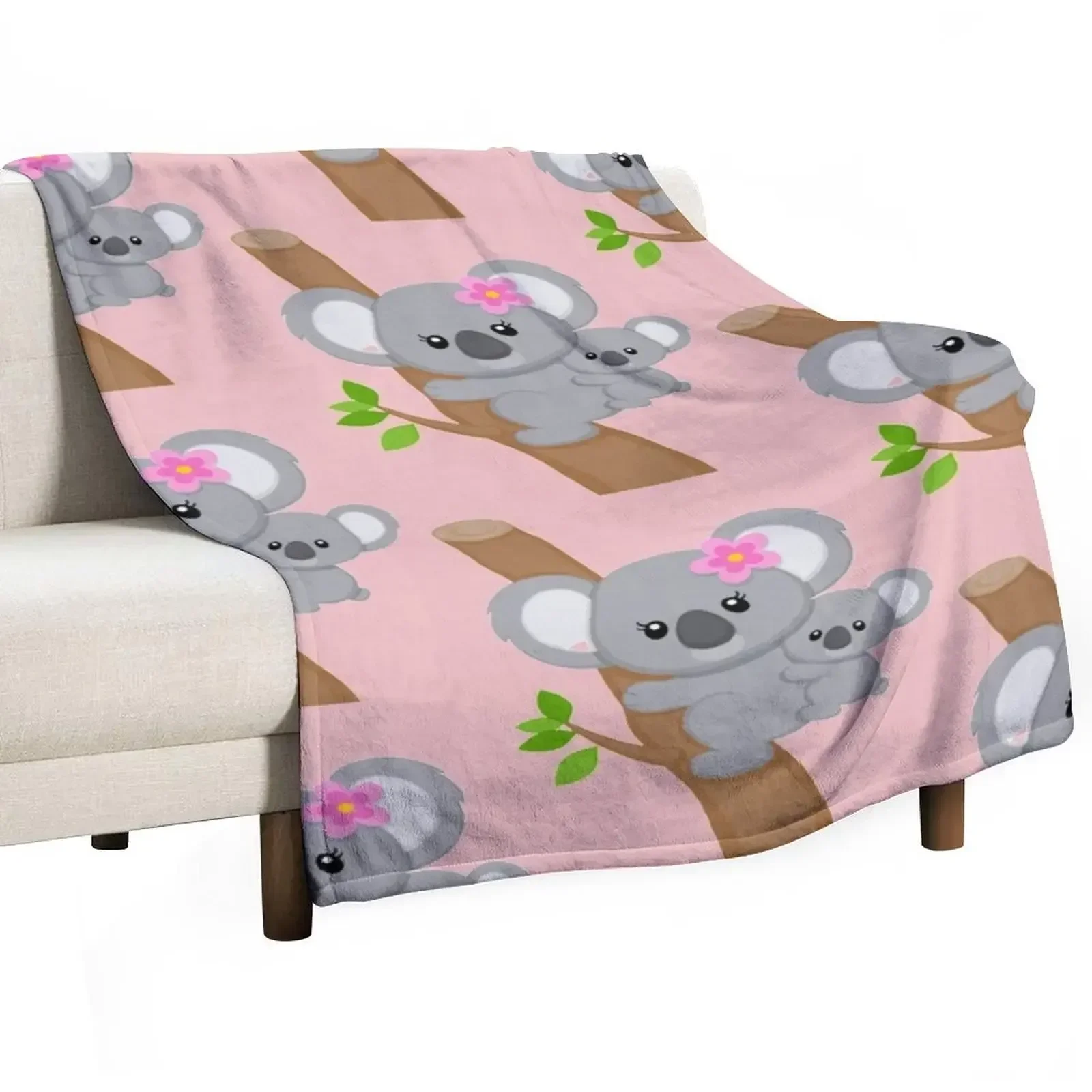 koala Throw Blanket Furry Soft Big Beach Large Luxury St wednesday Blankets