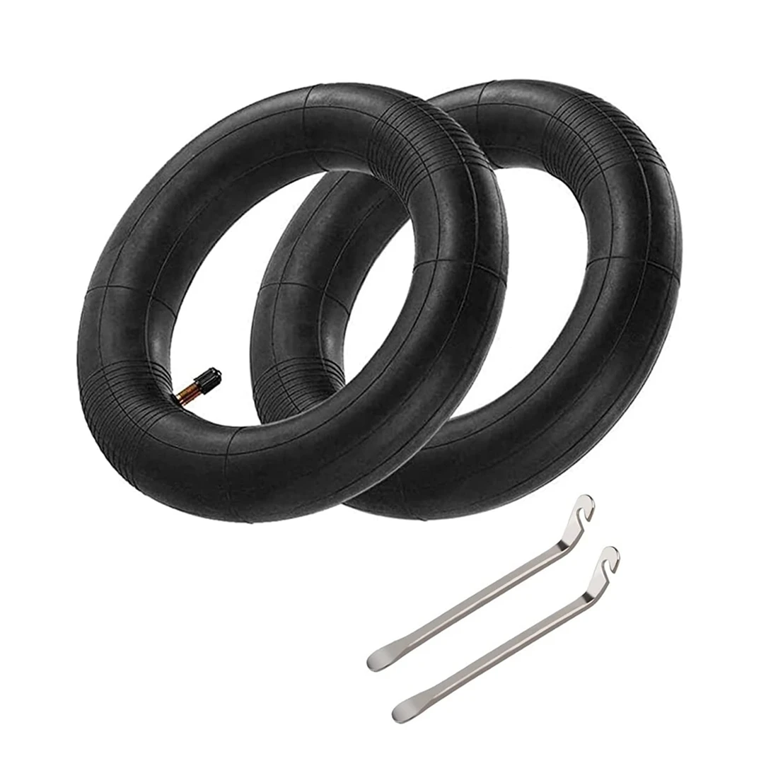 2Pcs for Xiaomi M365 8 1/2 Inner Tube, Electric Scooter Tires 8.5 Inch Wheel with 2 Tire Changers, Reinforced Valve