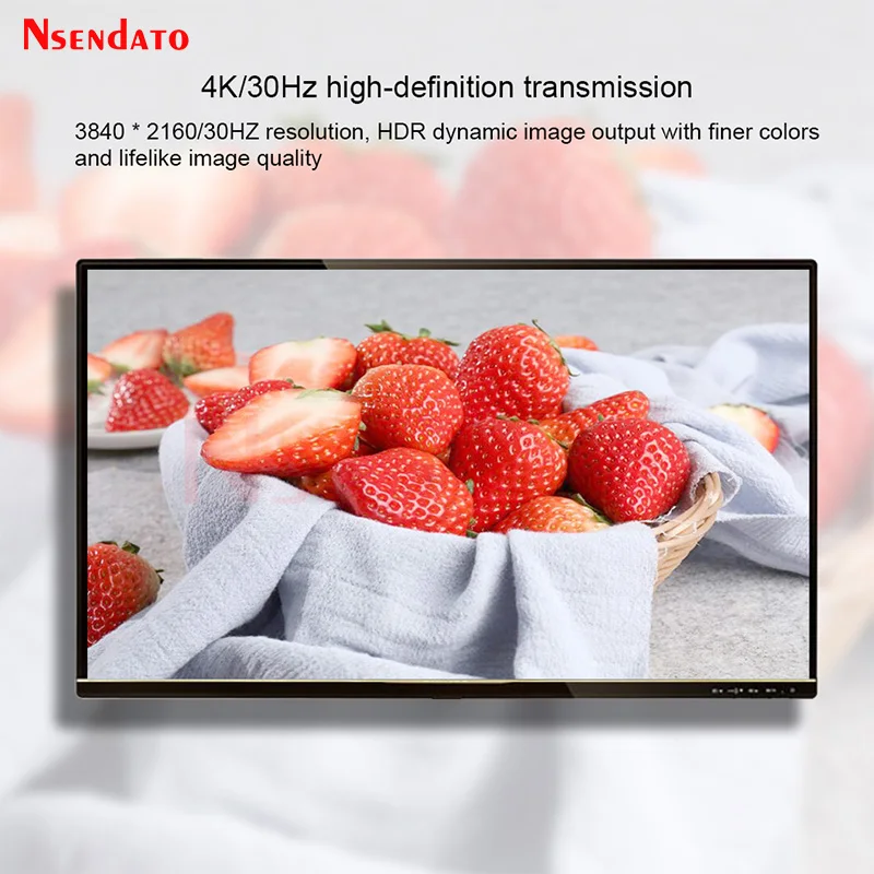 4K HDMI موسع استقبال 60 متر 100 متر أكثر من RJ45 Cat6 2 في 6 خارج HDMI التبديل الفاصل 2x6 HDMI الصوت والفيديو الجلاد محول