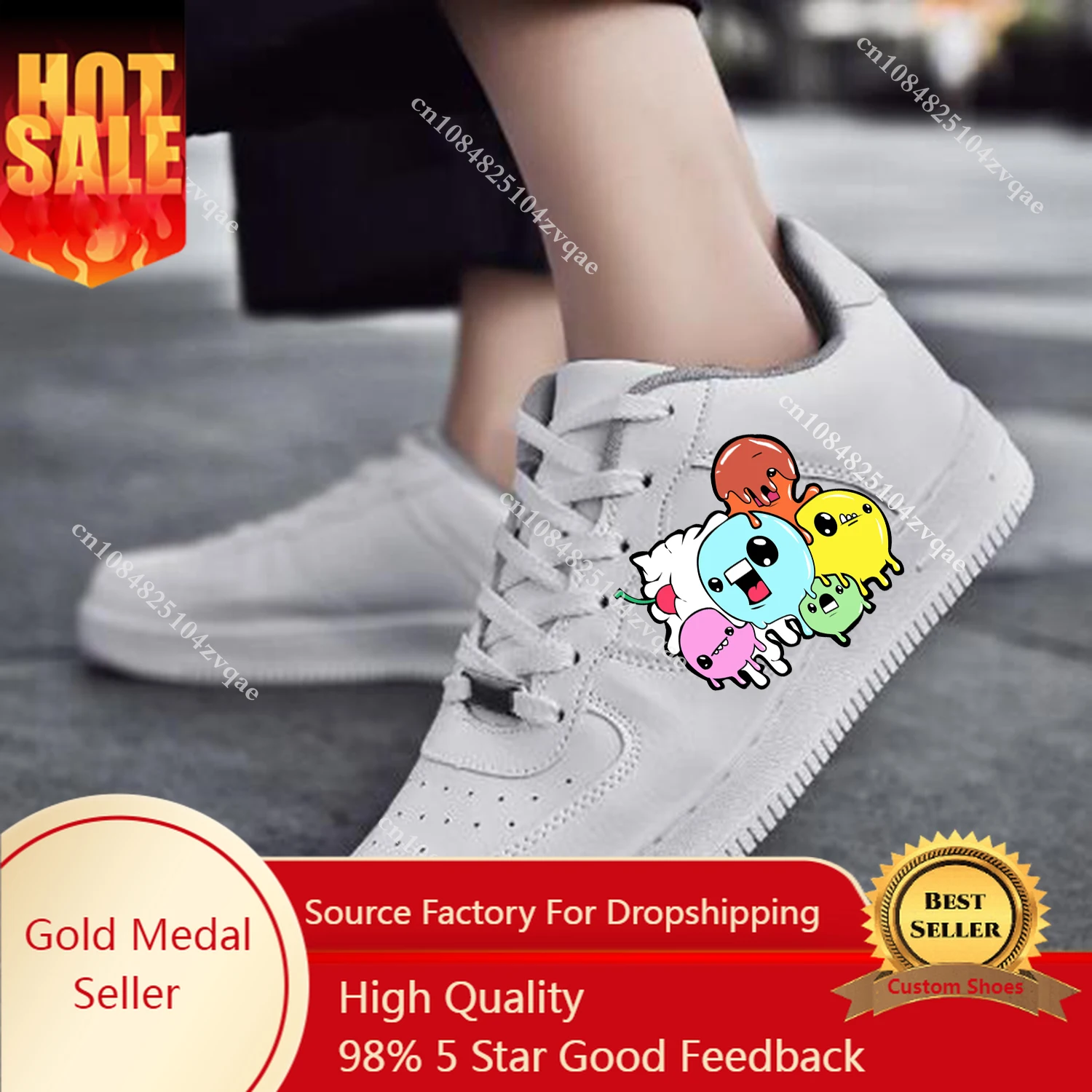 

Graffiti Monsters Street Art AF Basketball Mens Womens Sports Running High Quality Flats Force Sneakers Lace Up Mesh Custom Shoe