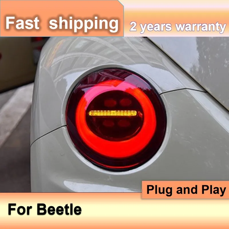 

Автомобильные аксессуары для VW Beetle, задние фонари 2006-2012 VW Beetle, задний фонарь, DRL, противотуманный тормоз, указатель поворота, задний ход
