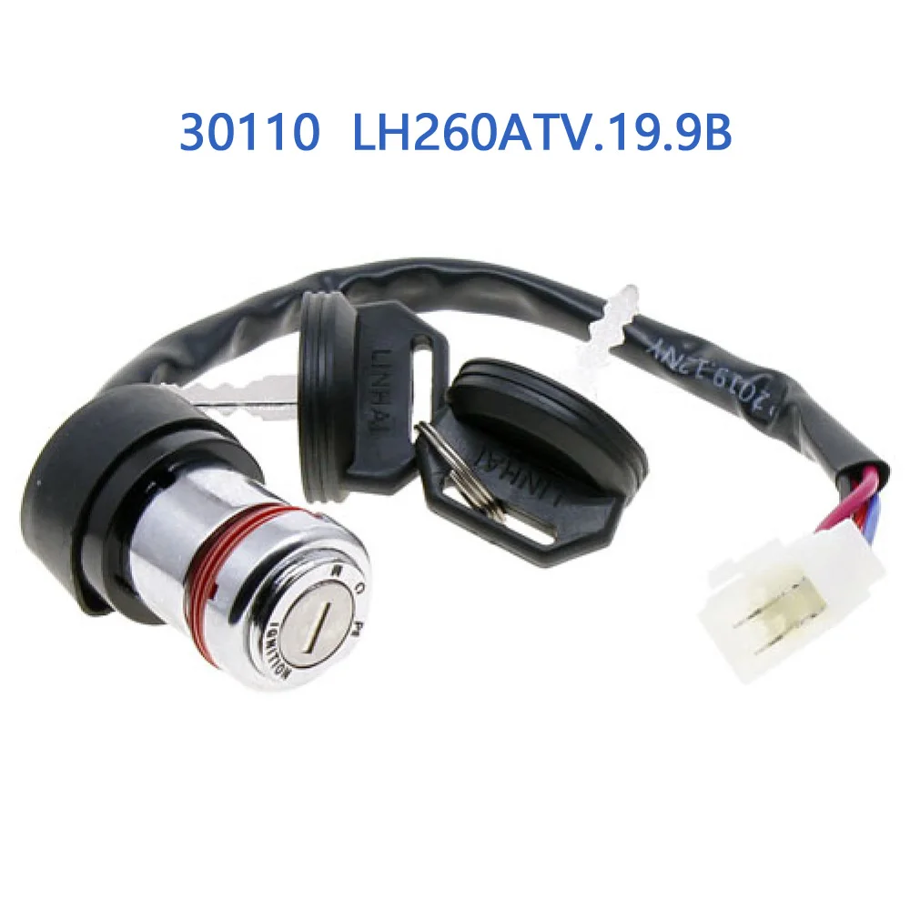 LH260ATV.19.9B LH260 LH300 LH400 Ignition Switch With Key 30110 For Linhai Yamaha Keeway Jinlang Feishen Scooter ATV