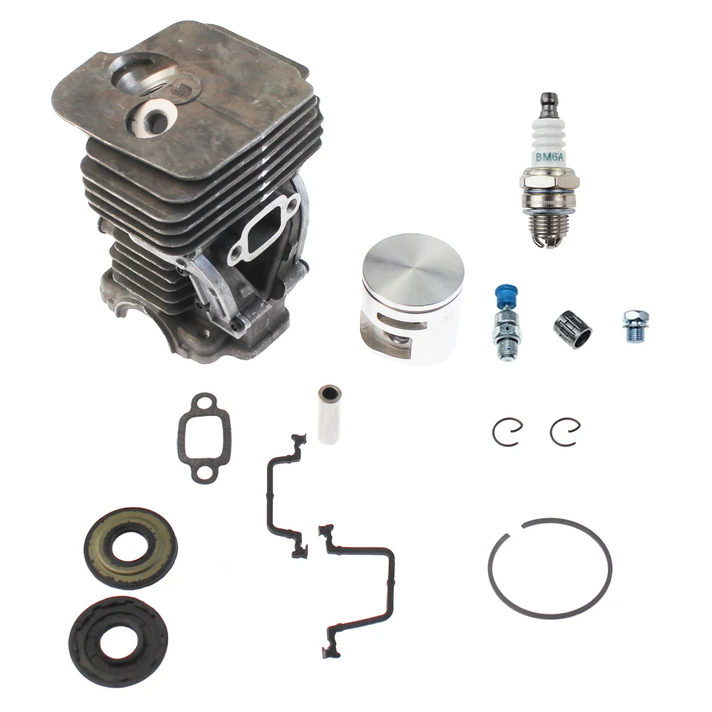 Zylinderkolbensatz 44 mm passend für Husqvarna Kettensäge 445 450 Jonsered CS2245 CS2250 544119802 544119903 – Detail 2