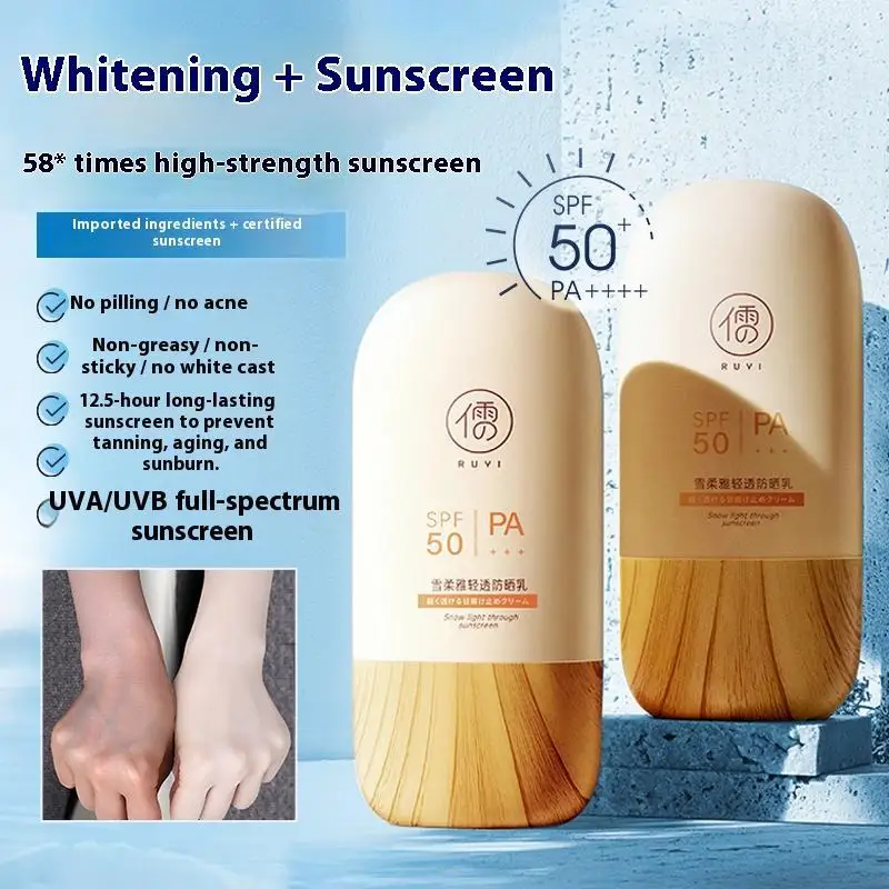 

Солнцезащитный крем PF50 + УФ-защита, изолирующий лосьон для тела, водостойкий, отбеливающий, военная подготовка, защита от солнца на открытом воздухе