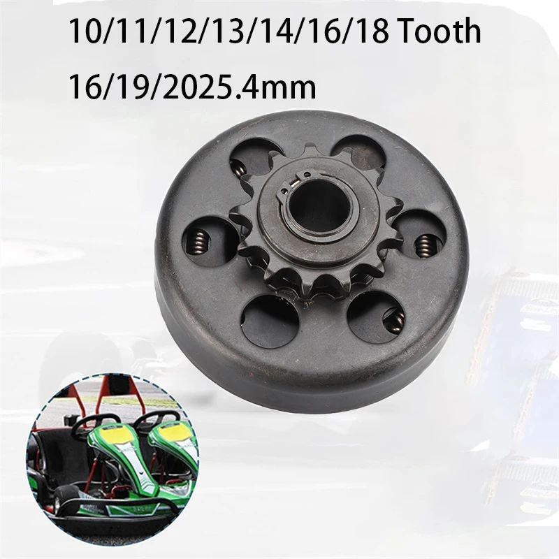 

16/19/20/25.4mm Centrifugal Automatic Clutch 10/11/12/13/14/18Tooth 420/35# Chain For Scooter Kart Bicycle Cart Moto Accessories